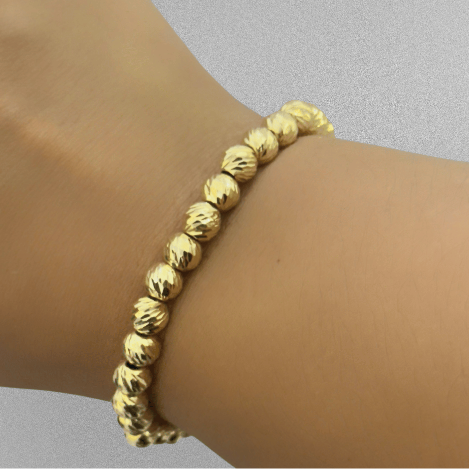 Pulsera tejida diamantada | 4.83 gr