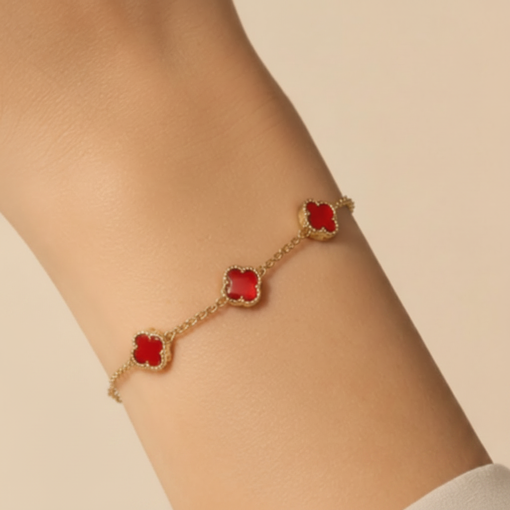 Pulsera Van cleef roja 18 cm | 4.64