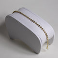 Pulsera balines diamantados  17.5 cm | 4.62 gr