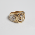Anillo ancla fondo blanco