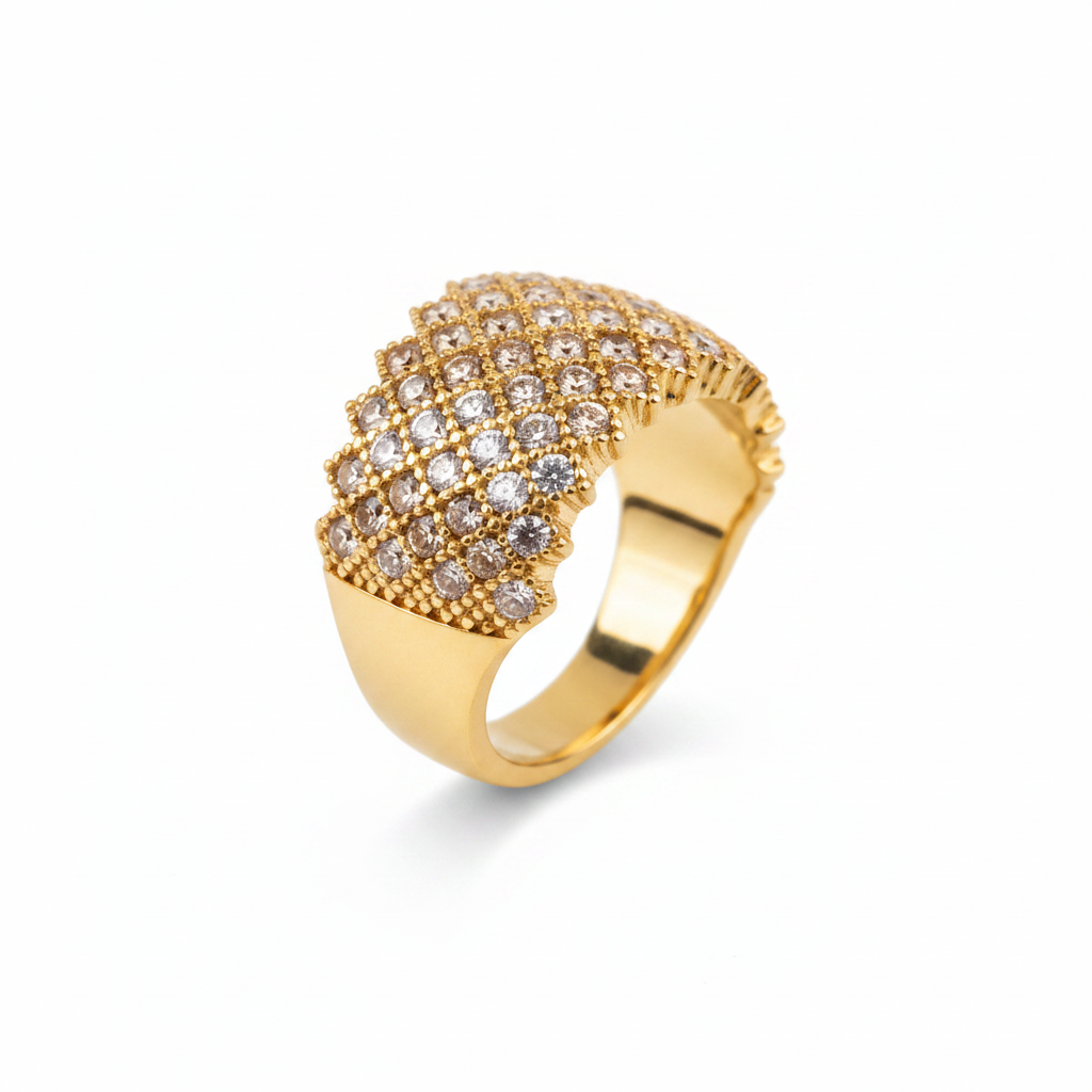 Anillo bicolor ángulo