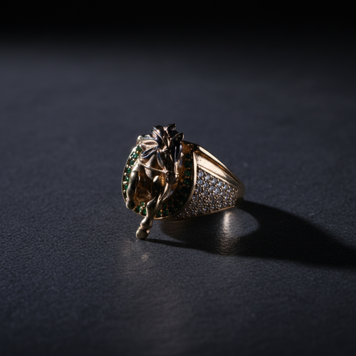 Anillo cabeza caballo editorial