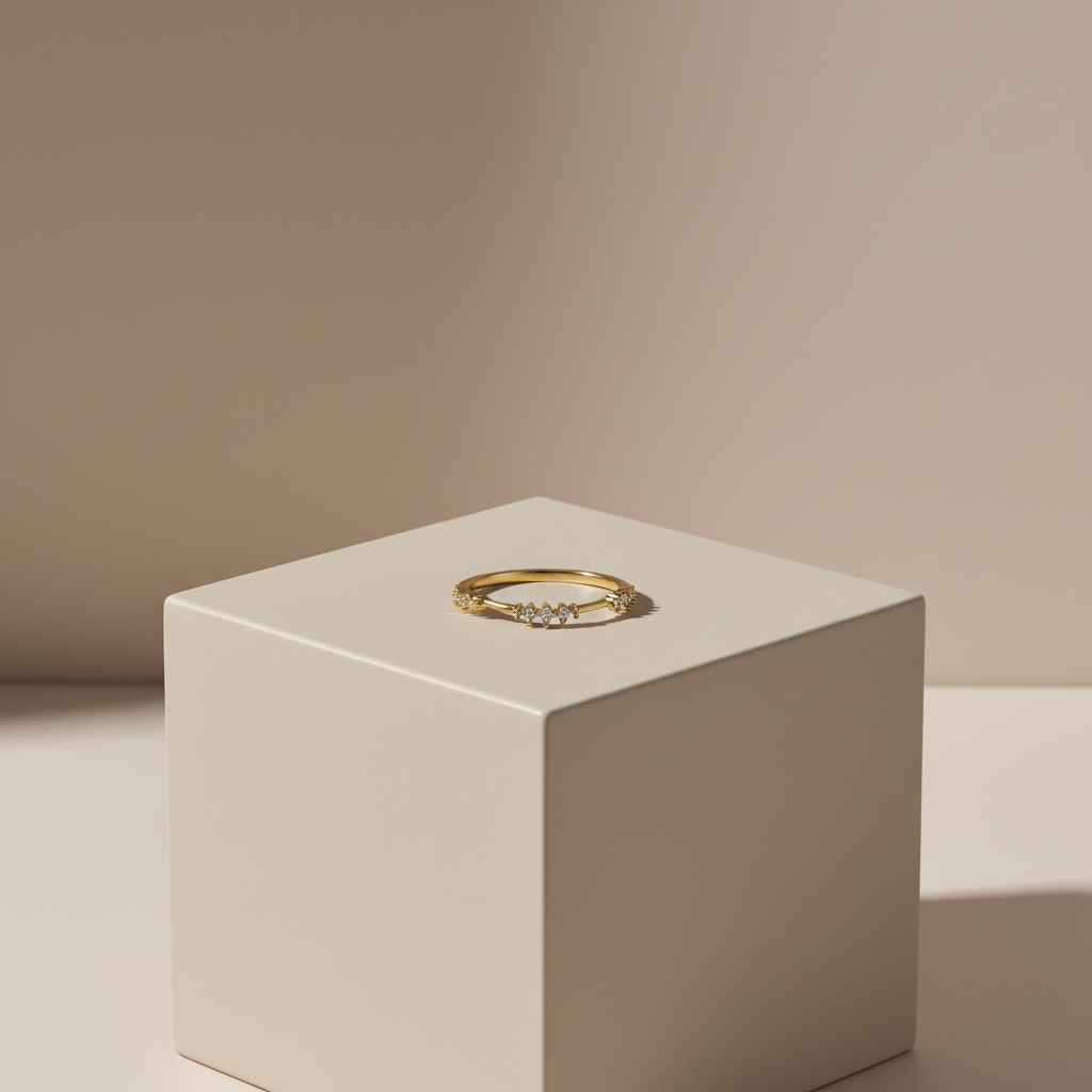 Anillo con bolitas