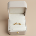 Anillo con corazones y diamantes mejorado