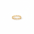Anillo corazones fondo blanco