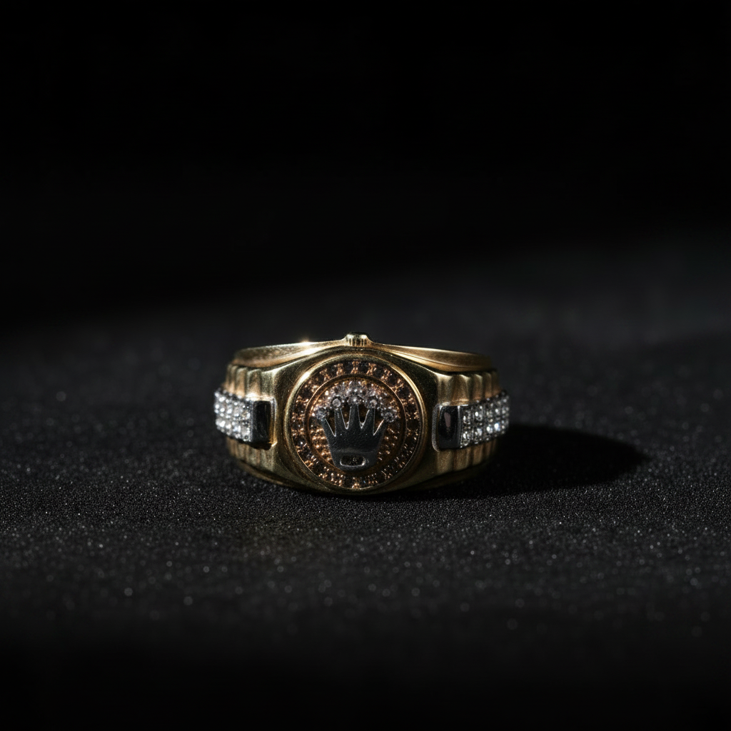 Anillo cuero mate