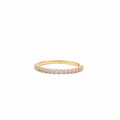 Anillo diamantes pavé oro fondo blanco