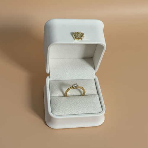 Anillo en beige sin velas