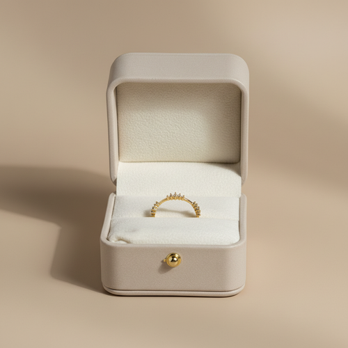 Anillo en cajita
