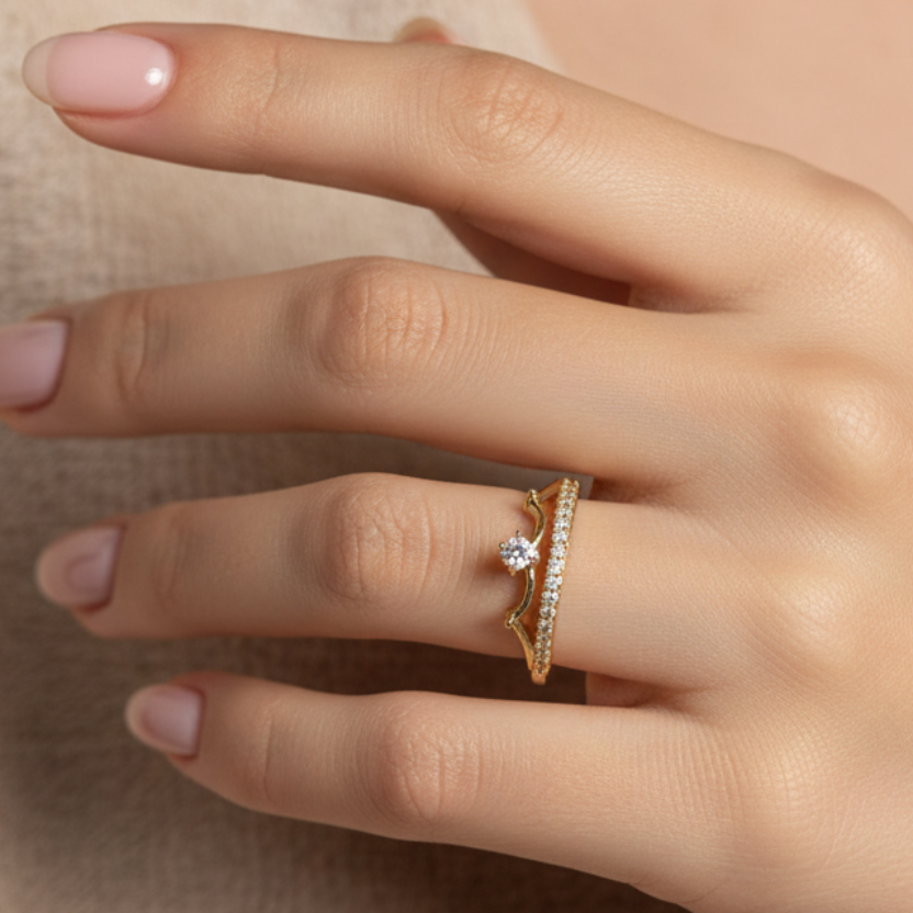 Anillo en mano
