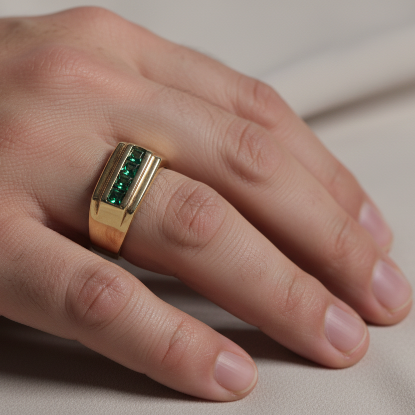 Anillo en mano