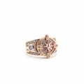 Anillo estrella norte fondo blanco mejorado