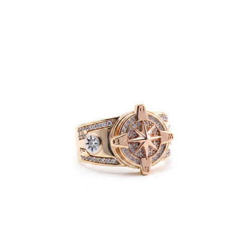 Anillo estrella norte fondo blanco mejorado