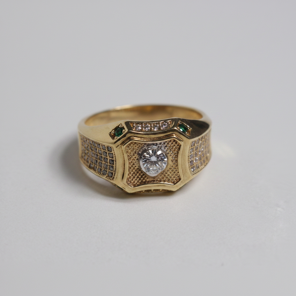 Anillo fiel fondo blanco