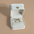 Anillo fondo beige plano