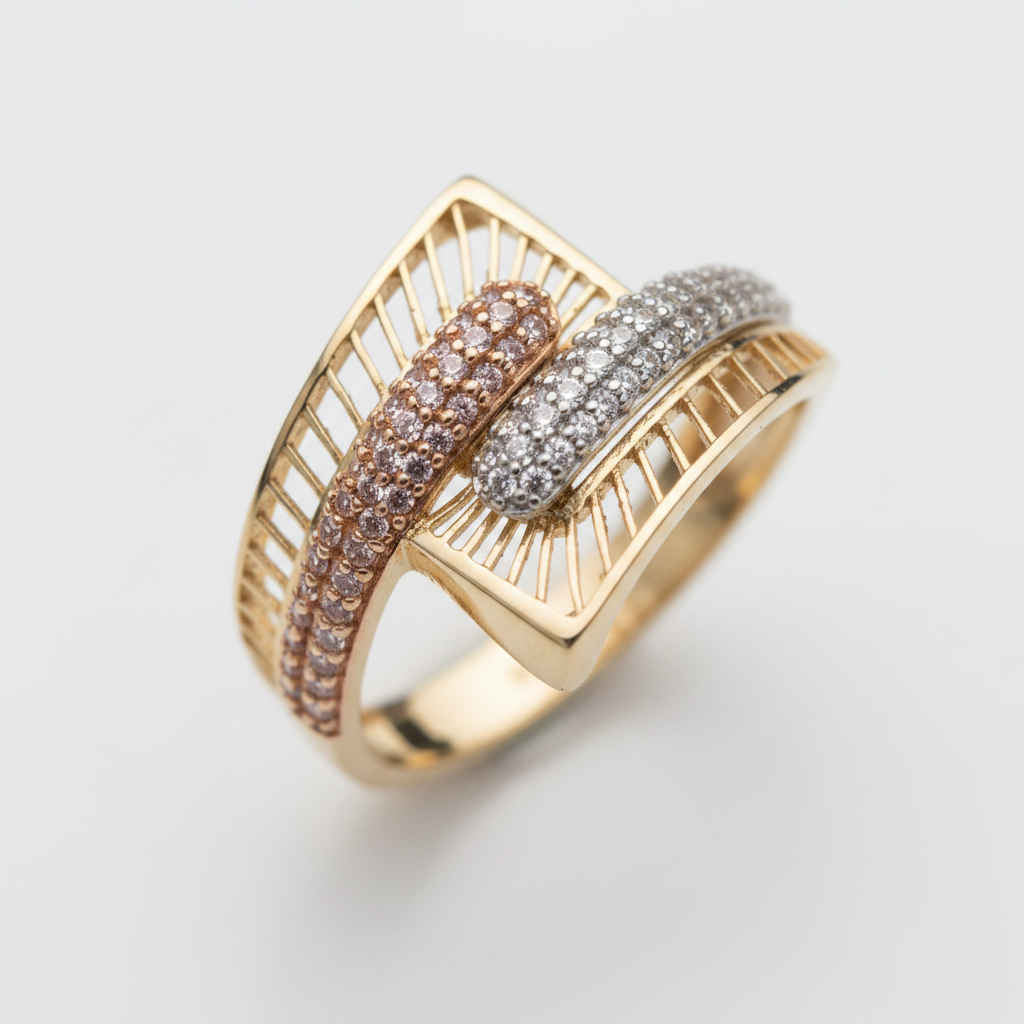 Anillo fondo blanco