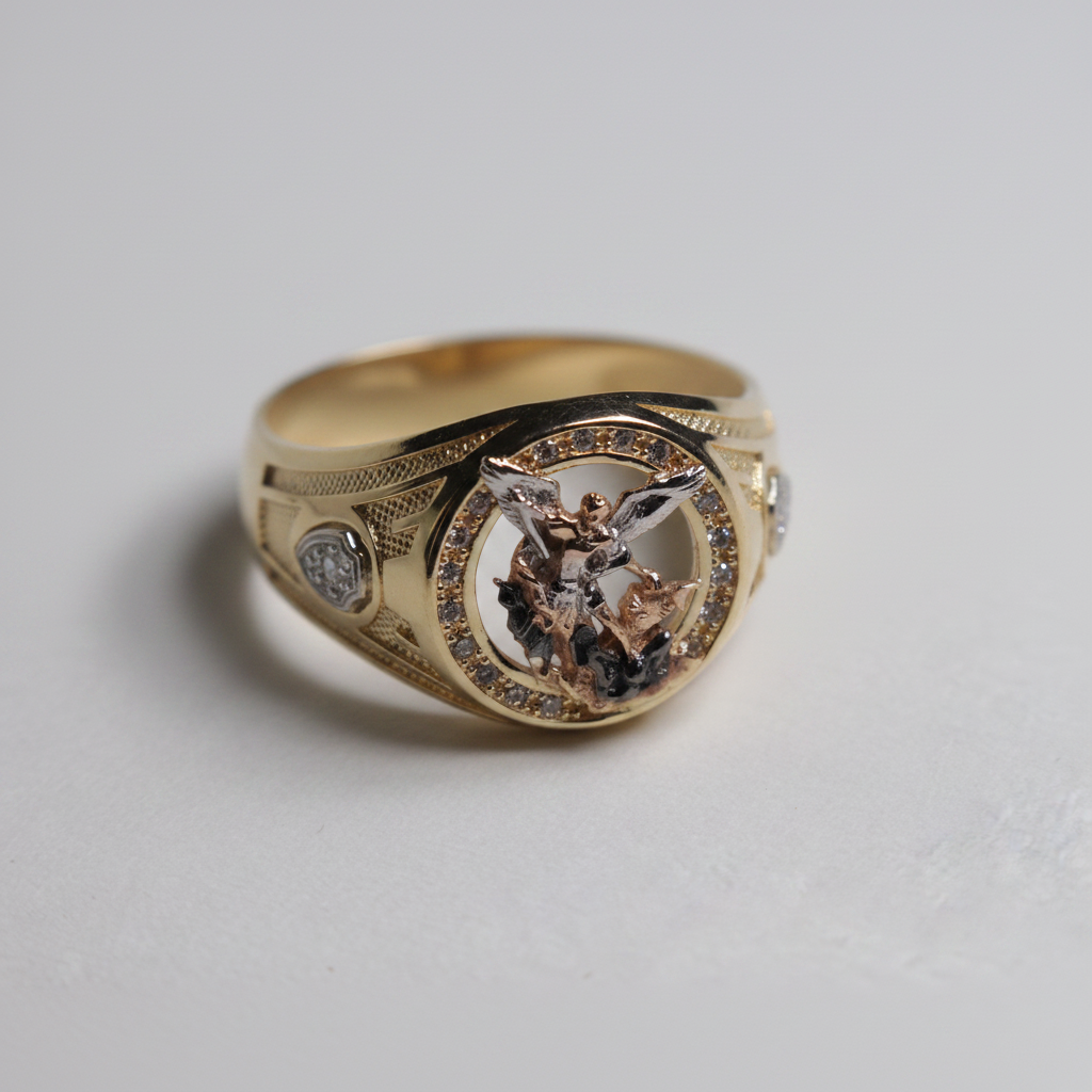 Anillo San Miguel fondo blanco