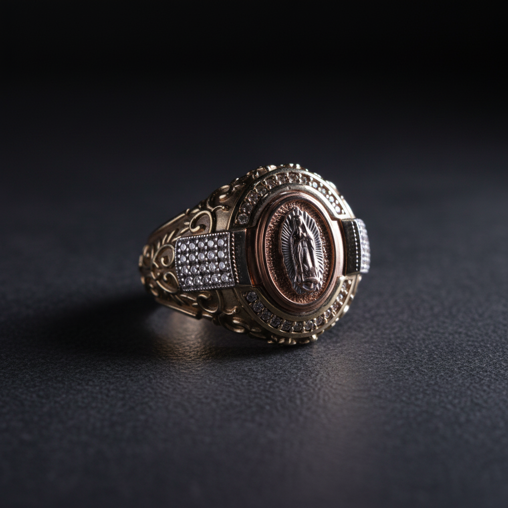 Anillo Virgen filigrana editorial