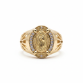 Anillo Virgen fondo blanco