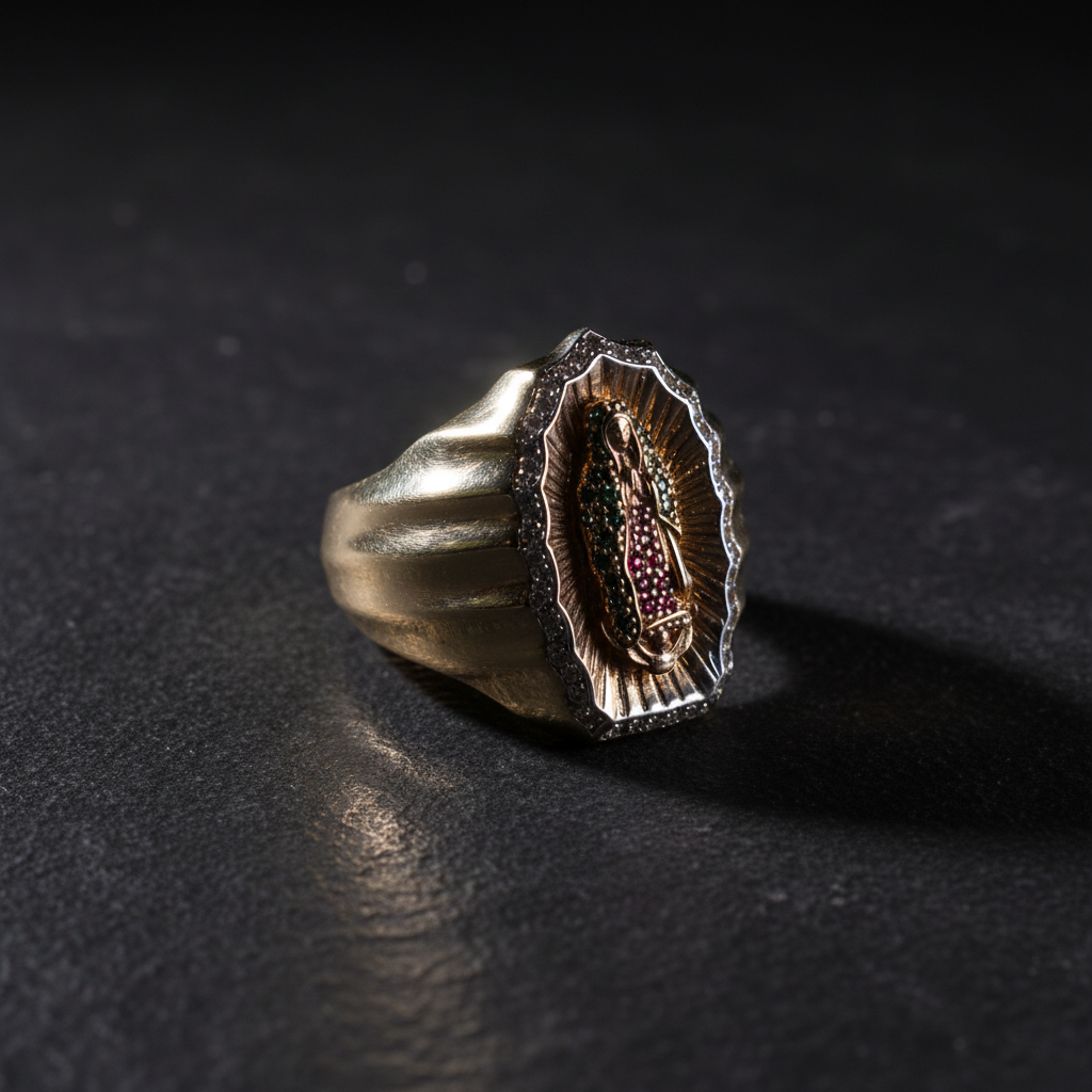 Anillo Virgen Guadalupe editorial