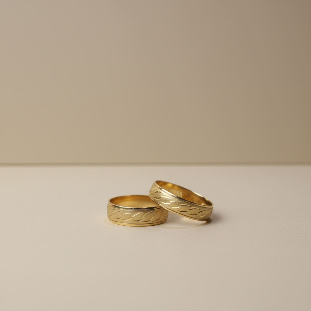 Anillos premium tonos beige