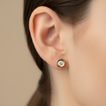 Arete redondo 0.1cm en oreja