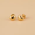 Aretes corazón liso profesional