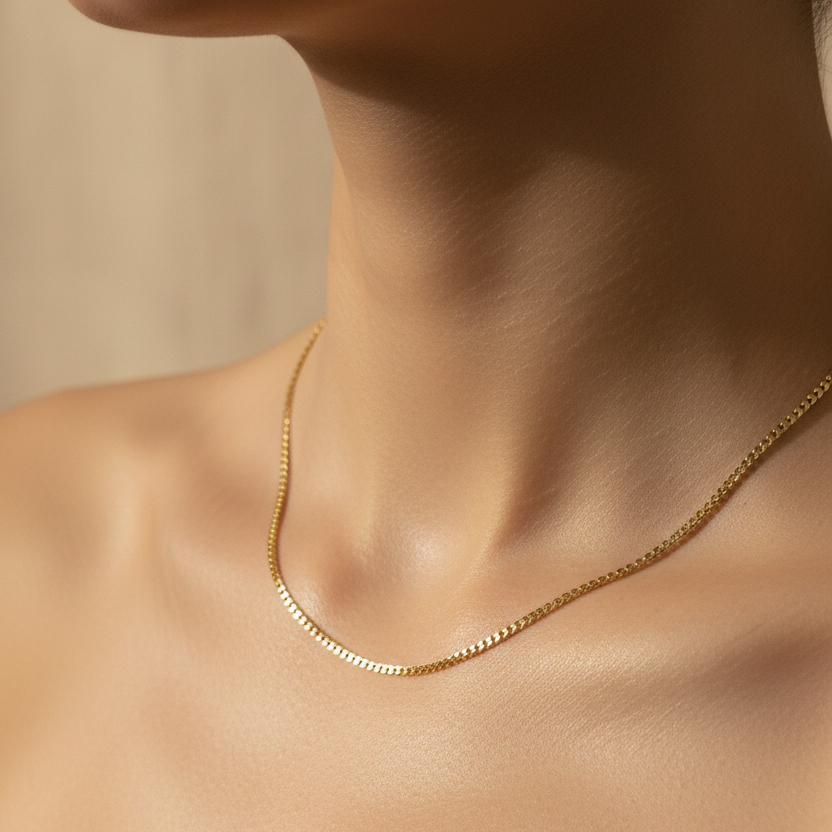 Cadena en cuello
