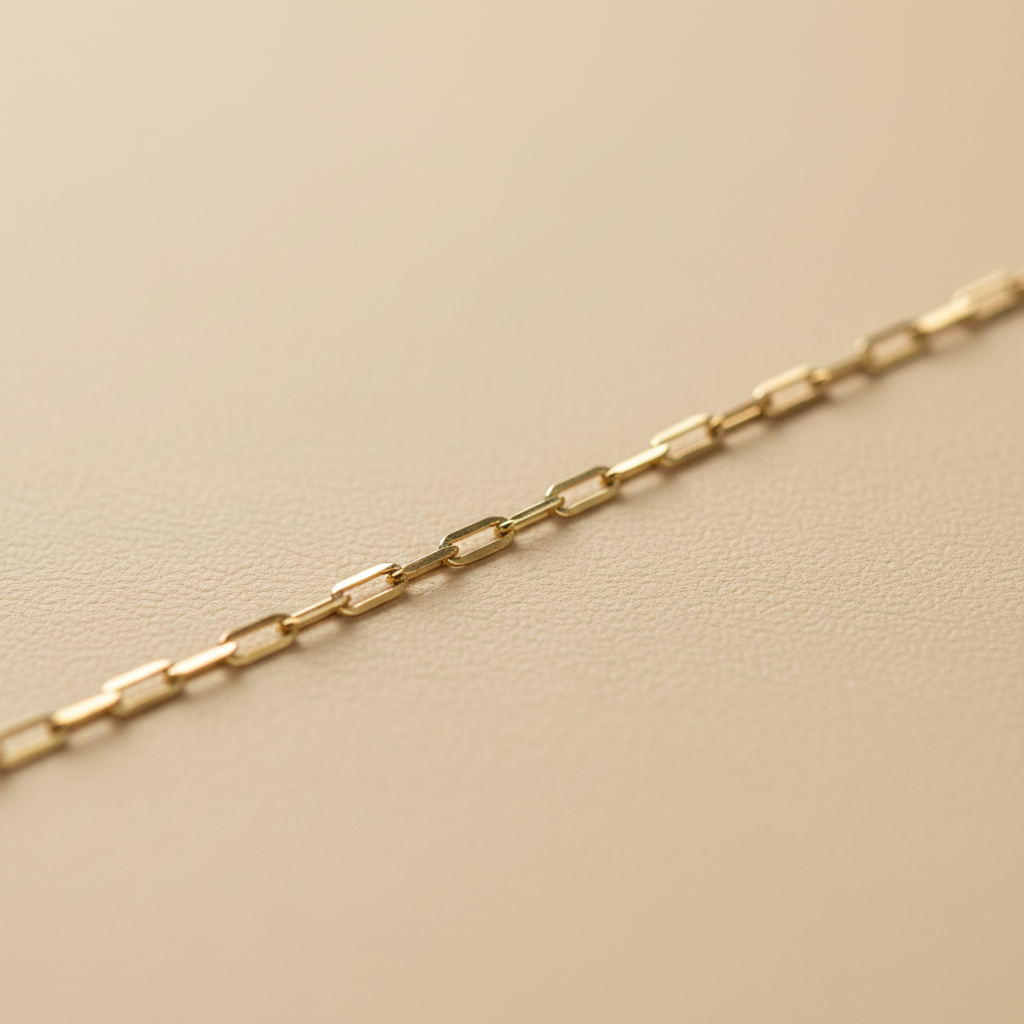 Cadena oro 18k - detalle tejido original