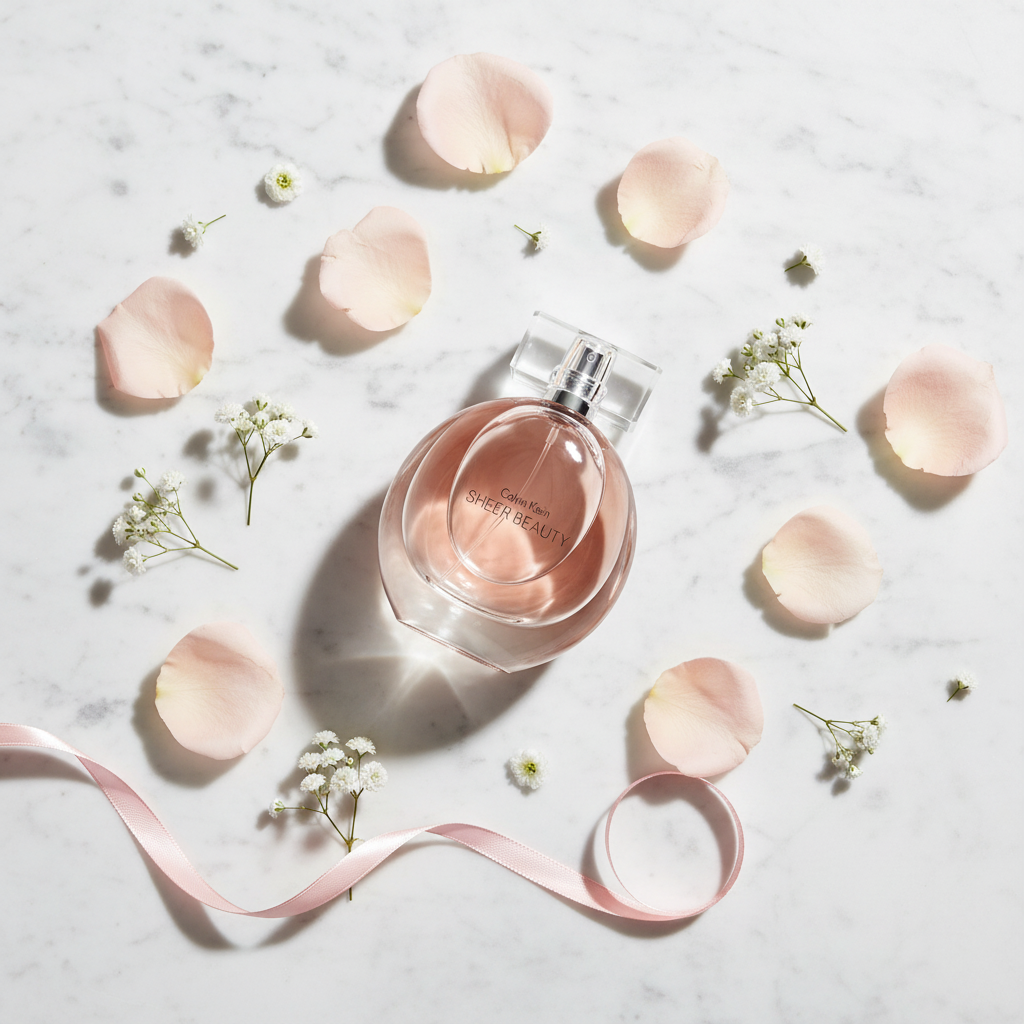 Calvin Klein Sheer Beauty - Flat lay