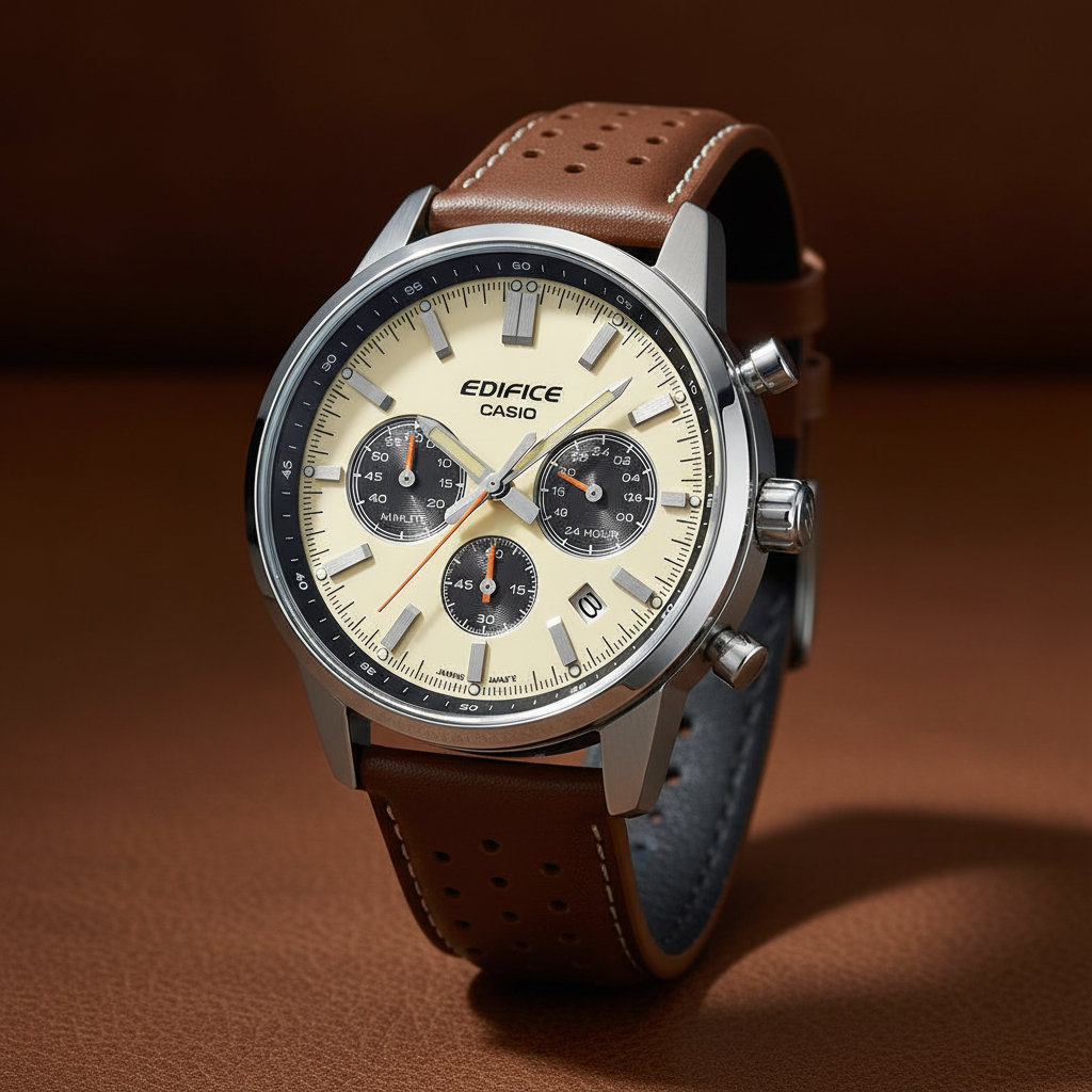 Casio Edifice fondo oscuro