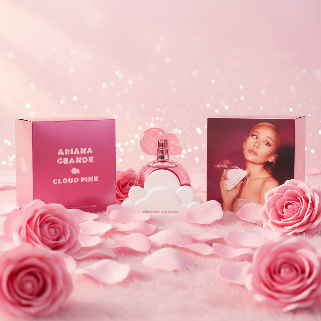 Cloud Pink Ariana Grande - Lifestyle editorial