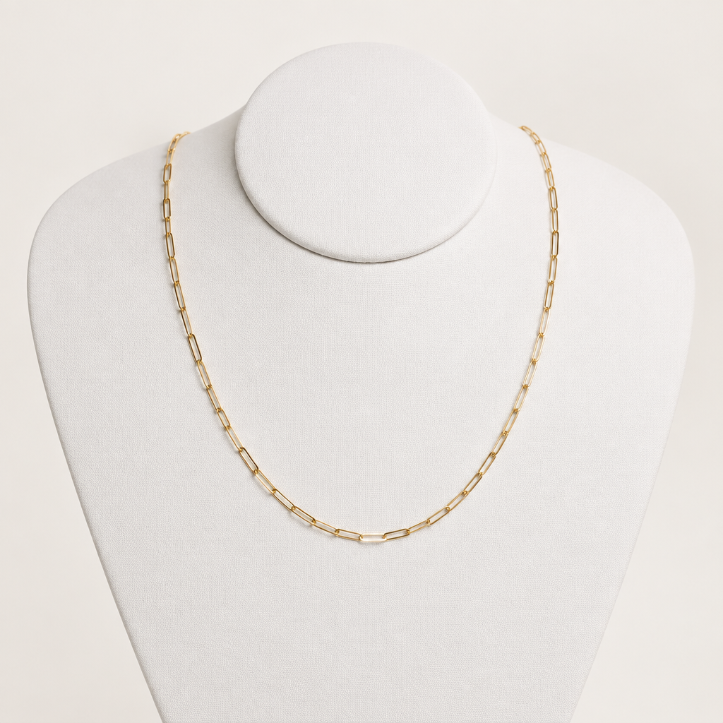 Collar de eslabones rectangulares mejorado