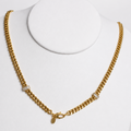 Collar dorado con fondo mejorado