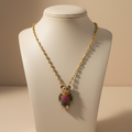 Collar oro 18k cadena calabrote - sombras suaves