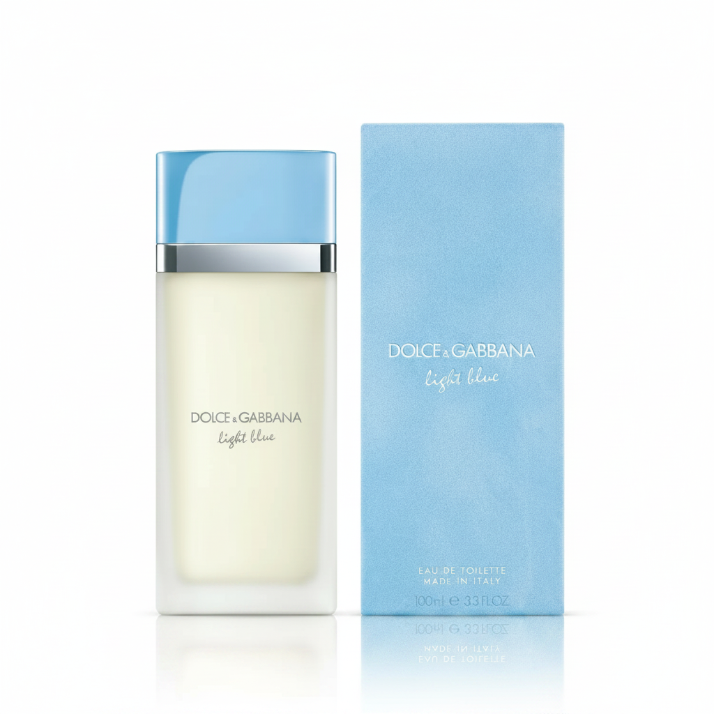 D&G Light Blue 100ml - Fondo Blanco