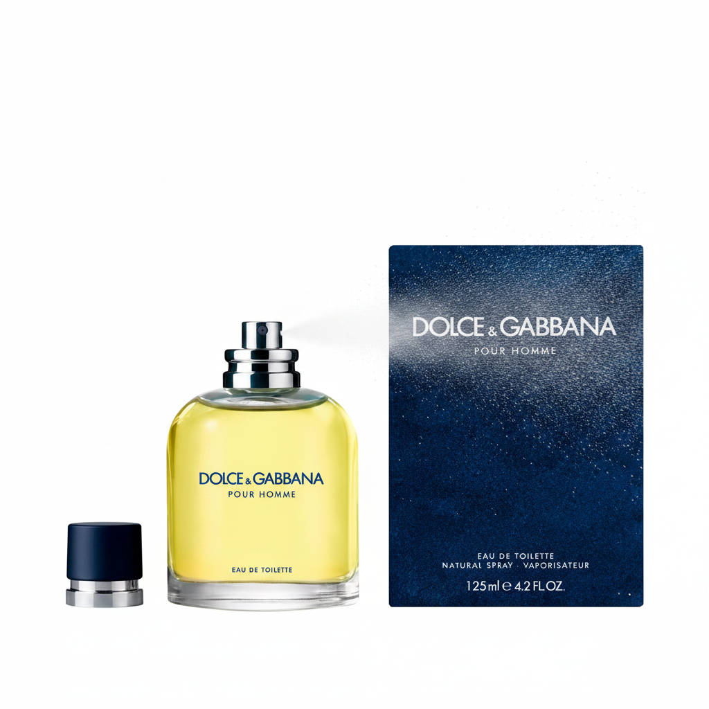 D&G Pour Homme - Fondo blanco
