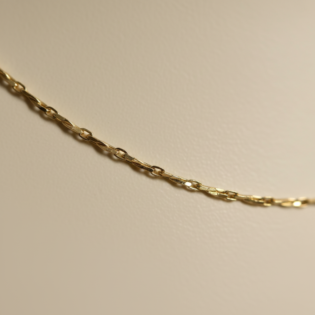 Detalle del tejido de la cadena