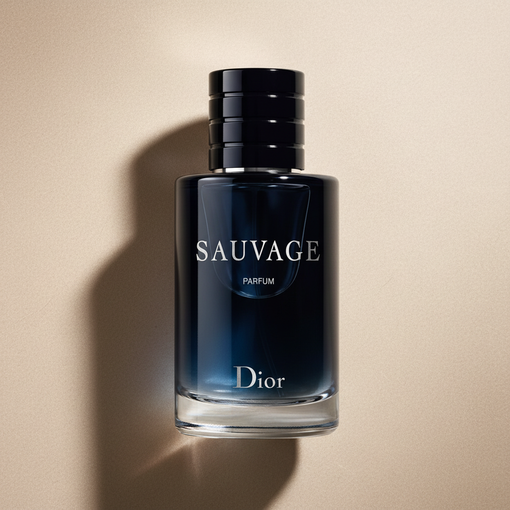 Dior Sauvage Parfum - Fondo beige