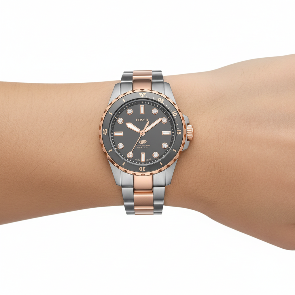 Fossil Blue en mano