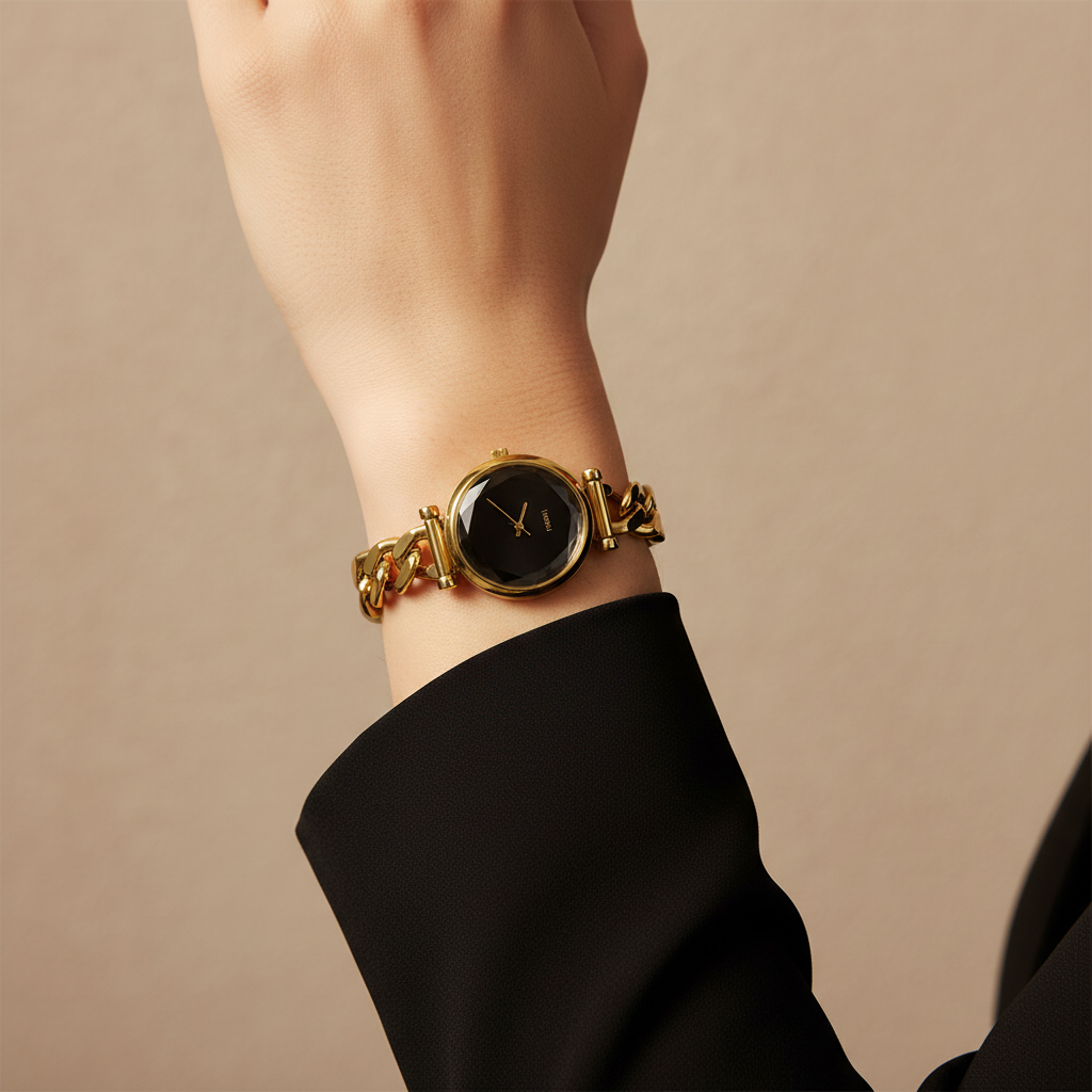Fossil cadena dorada - lifestyle mujer