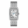 Fossil Carraway plateado brazalete fondo blanco