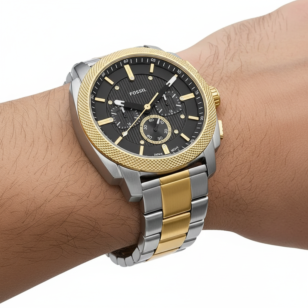 Fossil Machine Sport Chrono en muñeca