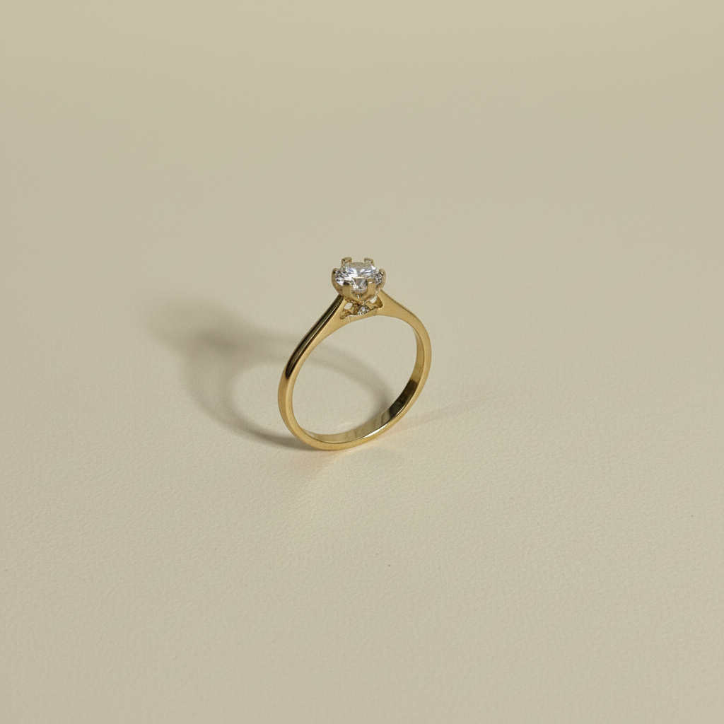 Foto de producto solitario clásico 6 garras