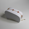 Foto mejorada cuadrada - Pulsera piedras rojas