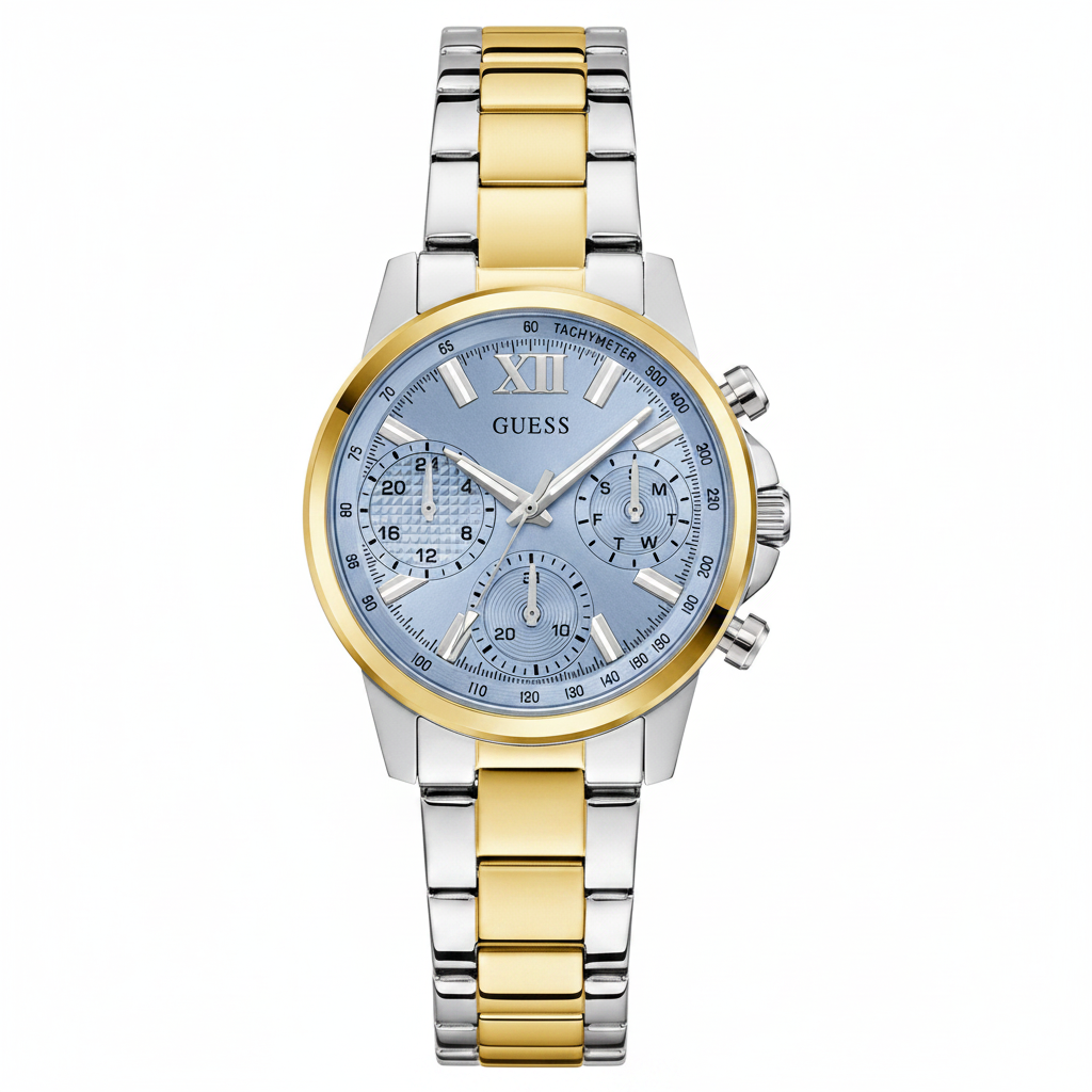 Guess azul bicolor - fondo blanco