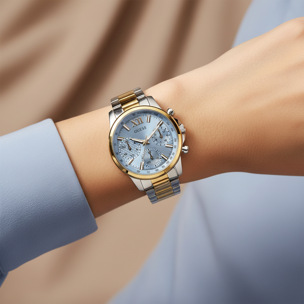 Guess azul bicolor - lifestyle mujer