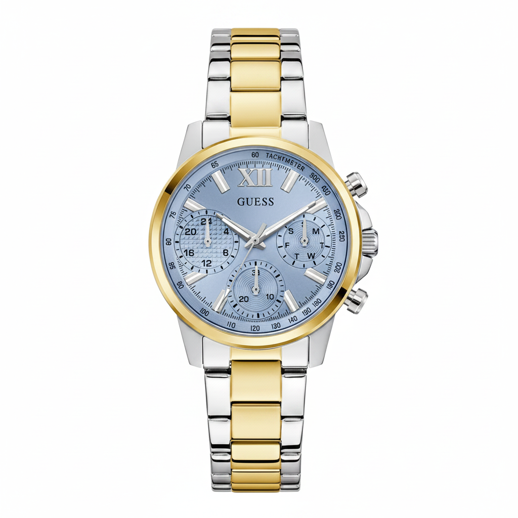 Guess bicolor azul - fondo blanco