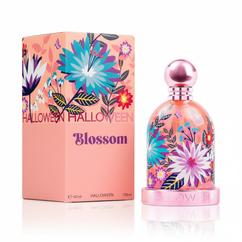 Halloween Blossom - Fondo blanco