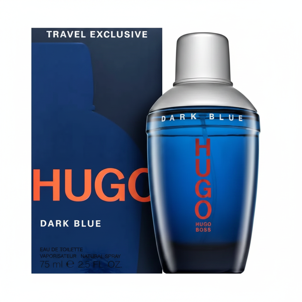 Hugo Dark Blue - Fondo blanco